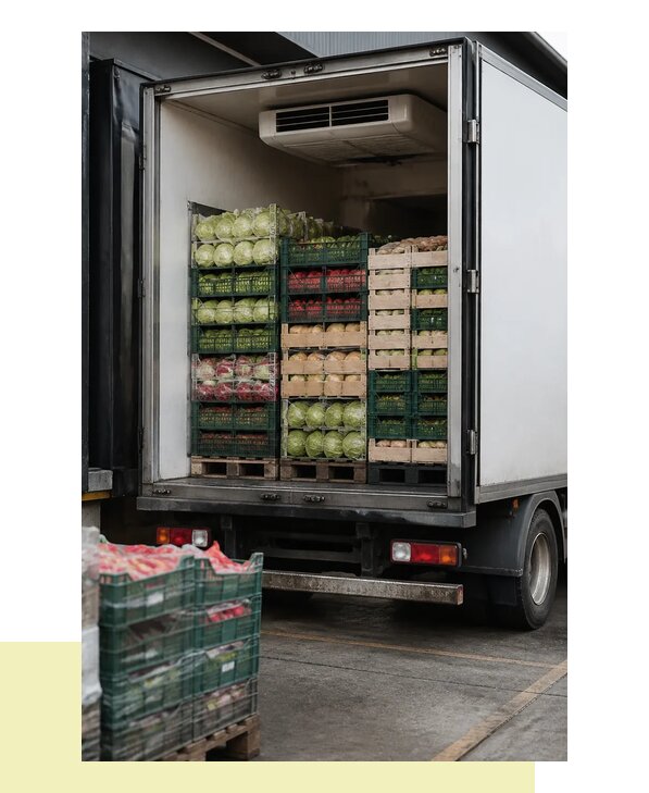 Перевозка плодоовощной продукции оптом напрямую в Аксай