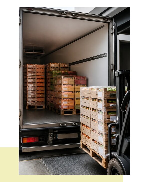 Перевозка сельхозпродукции на паллетах с доставкой в Аксай